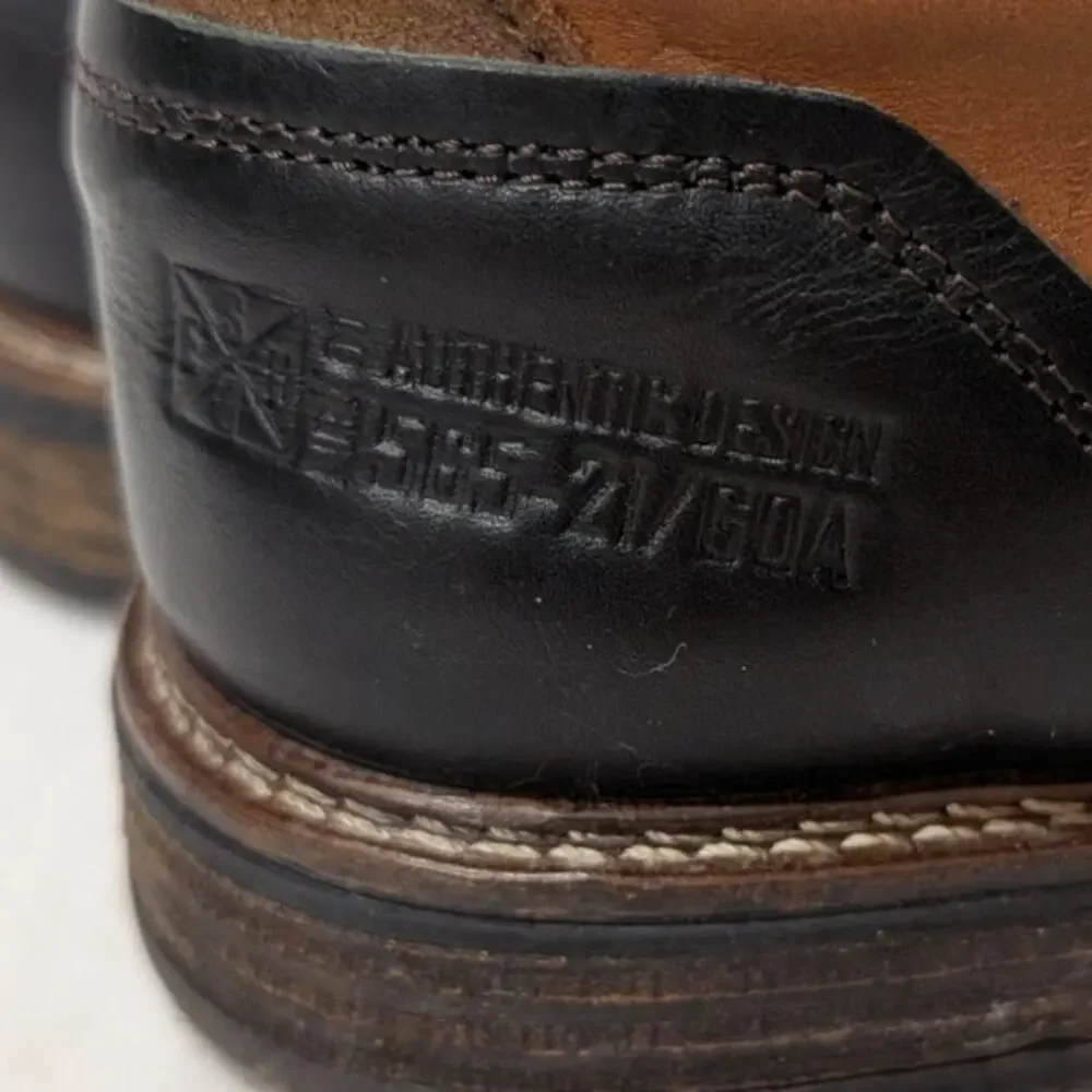 Bull Boxer Biltmore Men's Cognac and Black Chukka Boots Size 10